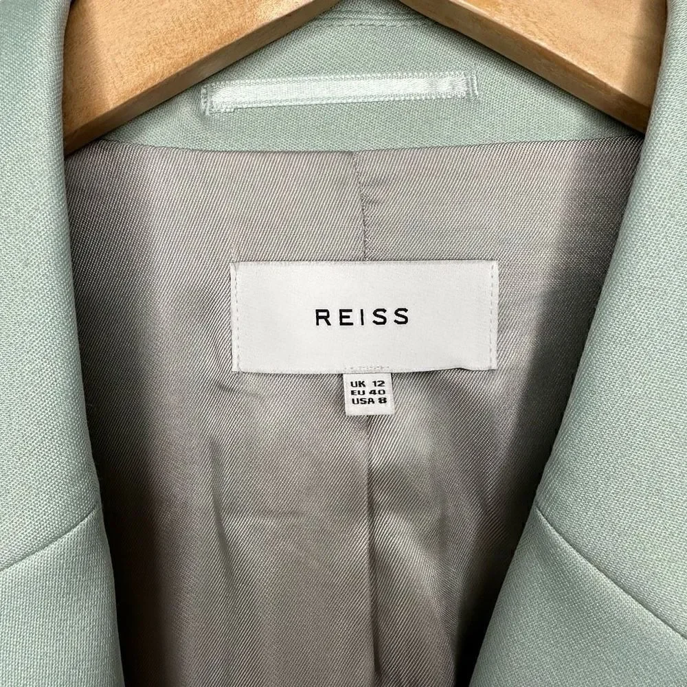Reiss Women’s Evie Tailored Blazer in Aqua
